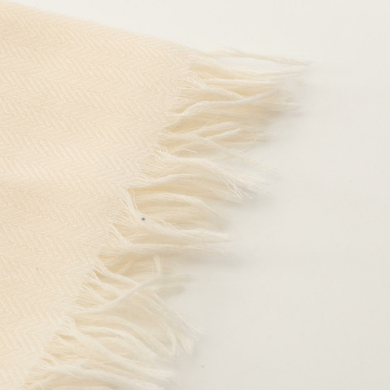 愛馬仕 (HERMES) 披肩圍巾,羊毛羊絨材質,米色,二手,女士款-4