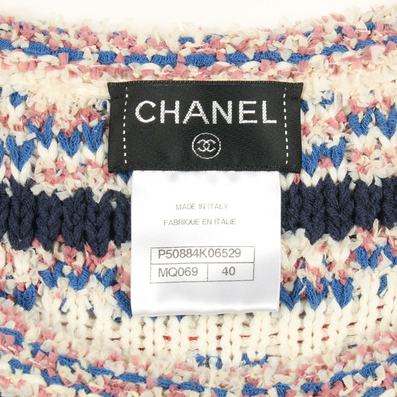 香奈兒 Gripoa 連結連身裙 尼龍棉混紡 粉紅色 藍色 多色 #40 二手女裝-2