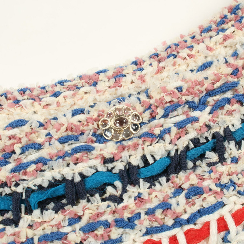 香奈兒 Gripoa 連結連身裙 尼龍棉混紡 粉紅色 藍色 多色 #40 二手女裝-5