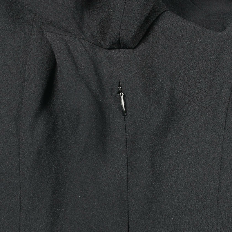 GUCCI 連身裙，半袖，醋酸纖維，海軍藍，二手女款-4