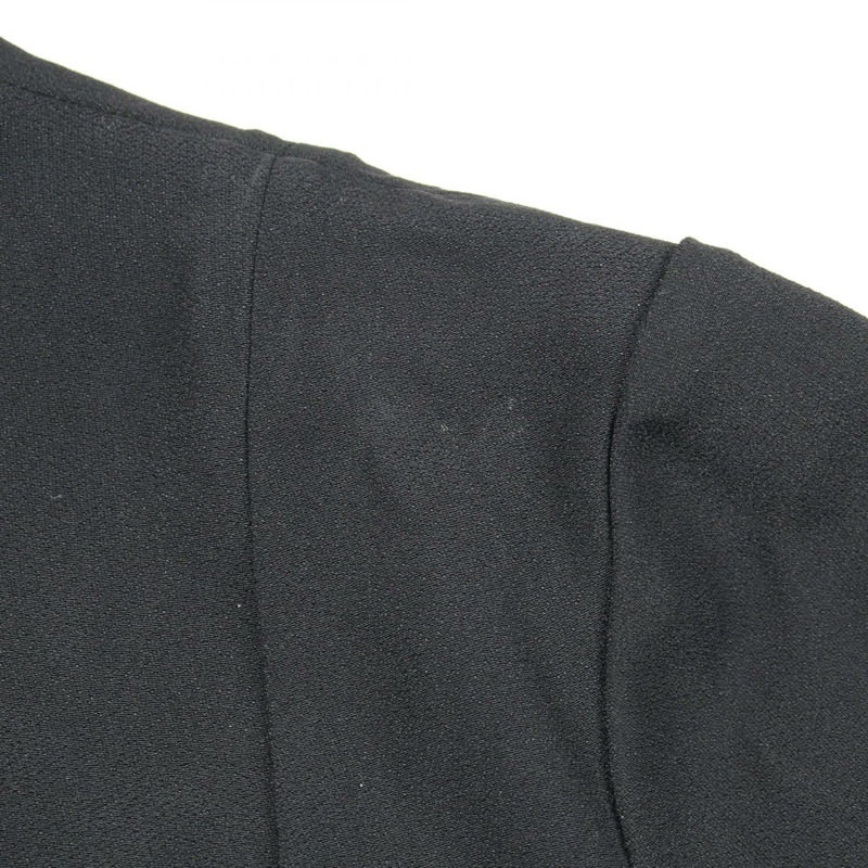 GUCCI 連身裙，半袖，醋酸纖維，海軍藍，二手女款-5