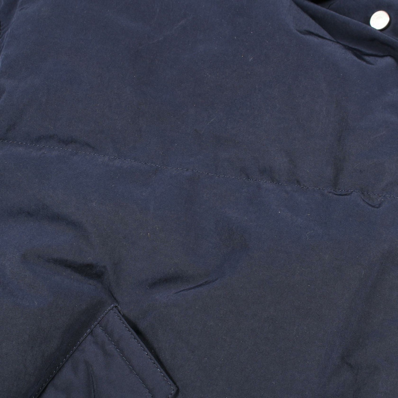 愛馬仕 Sellier 紐帶羽絨外套 #50 連帽衫 尼龍聚酯纖維 海軍藍 二手 女款-6