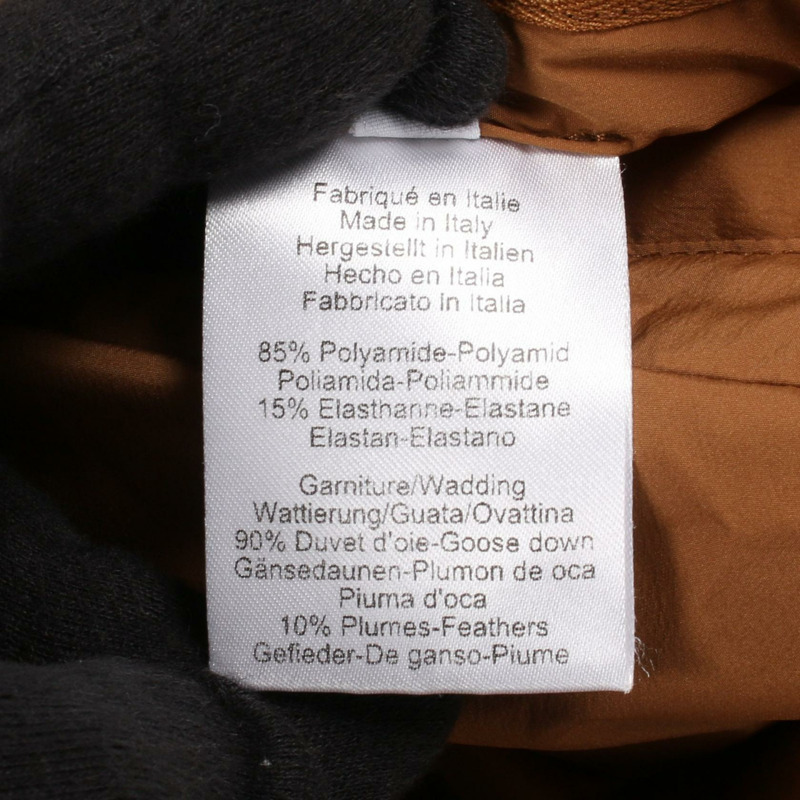愛馬仕 Sellier 紐扣羽絨外套 #XL 尼龍卡其色 二手男款-3