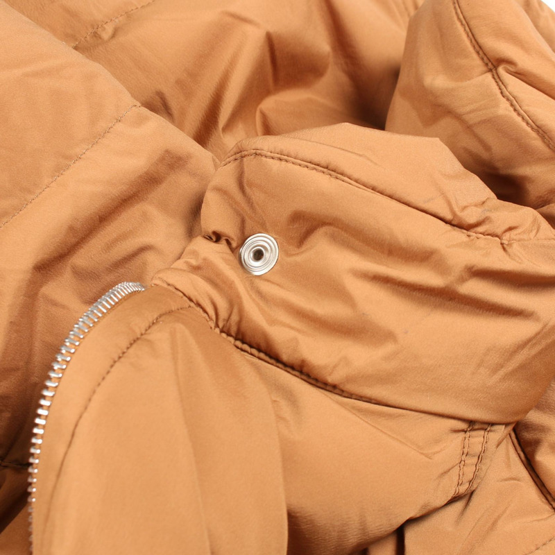 愛馬仕 Sellier 紐扣羽絨外套 #XL 尼龍卡其色 二手男款-4