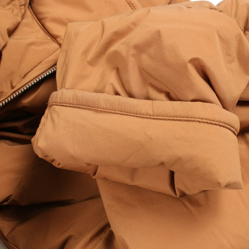 愛馬仕 Sellier 紐扣羽絨外套 #XL 尼龍卡其色 二手男款-6