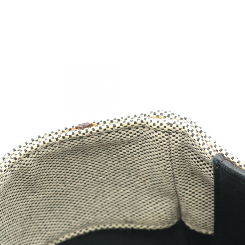 香奈兒山茶花5號巧克力棒手提包,帆布漆皮灰色,配金屬扣,二手-6