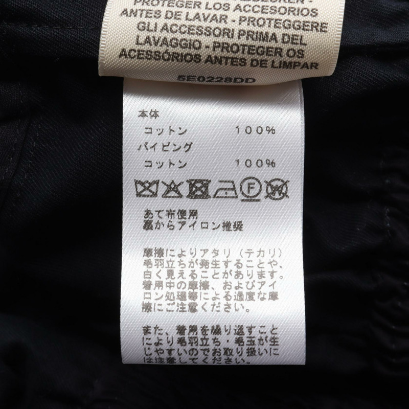 愛馬仕褶襉其他夾克棉質海軍藍二手女裝-4