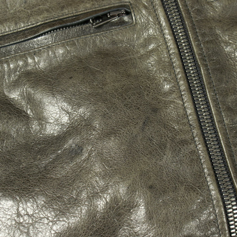 DOLCE & GABBANA 其他款式男士皮夾克,卡其色,多色可選。-6