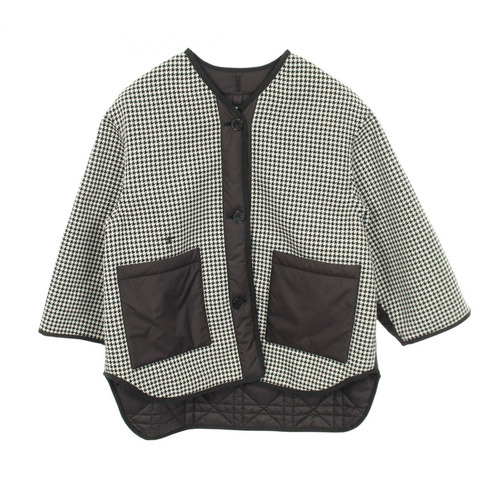 Dior BEE BEE 其他外套 羊毛 尼龍 黑色 白色 二手 女