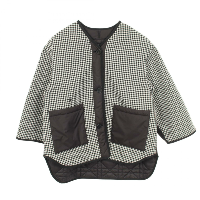 Dior BEE BEE 其他外套 羊毛 尼龍 黑色 白色 二手 女-0