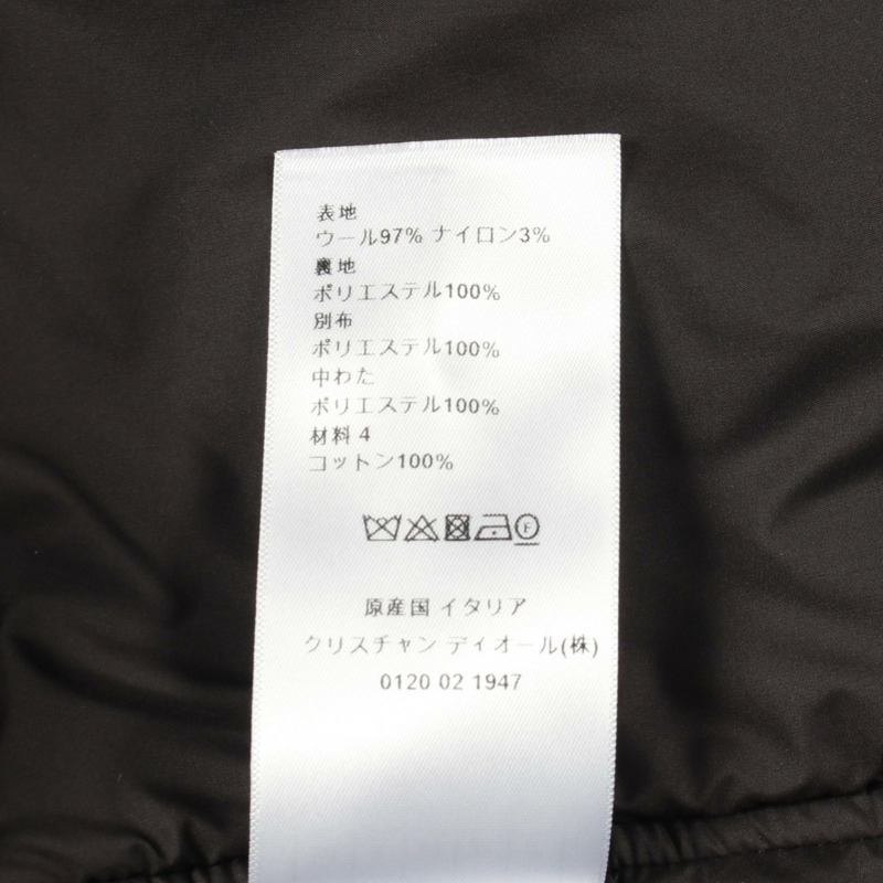 Dior BEE BEE 其他外套 羊毛 尼龍 黑色 白色 二手 女-3