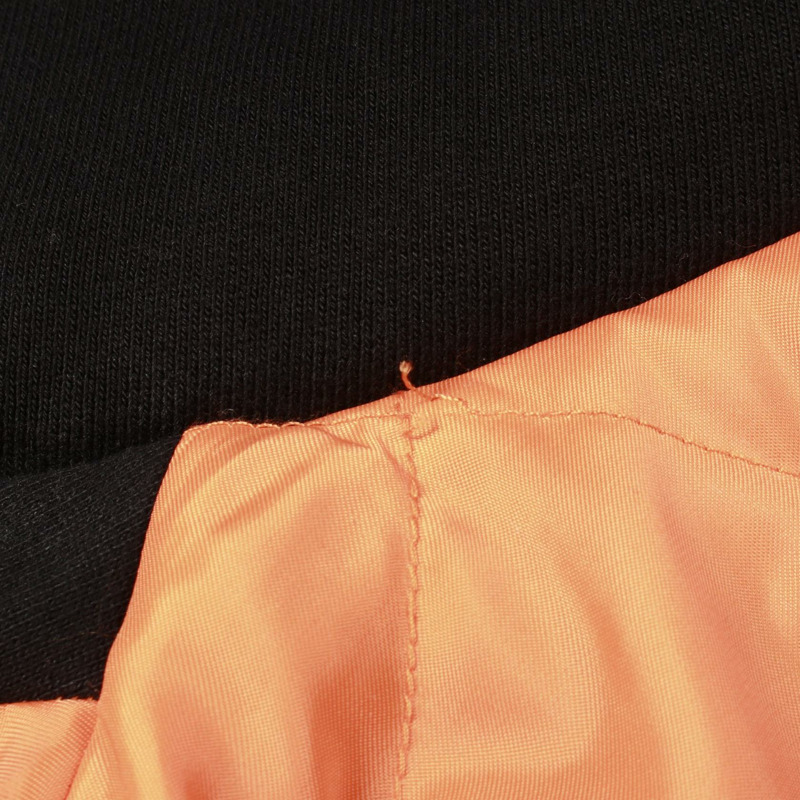 CELINE 標誌刺繡拉鍊連帽衫 其他外套 棉 黑色 二手 男士-4