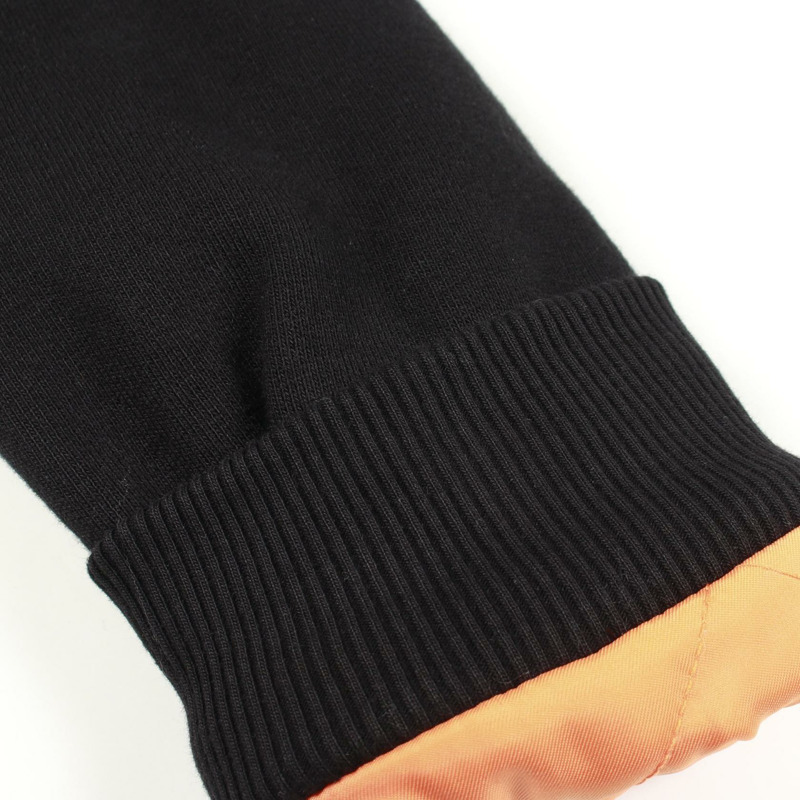 CELINE 標誌刺繡拉鍊連帽衫 其他外套 棉 黑色 二手 男士-5