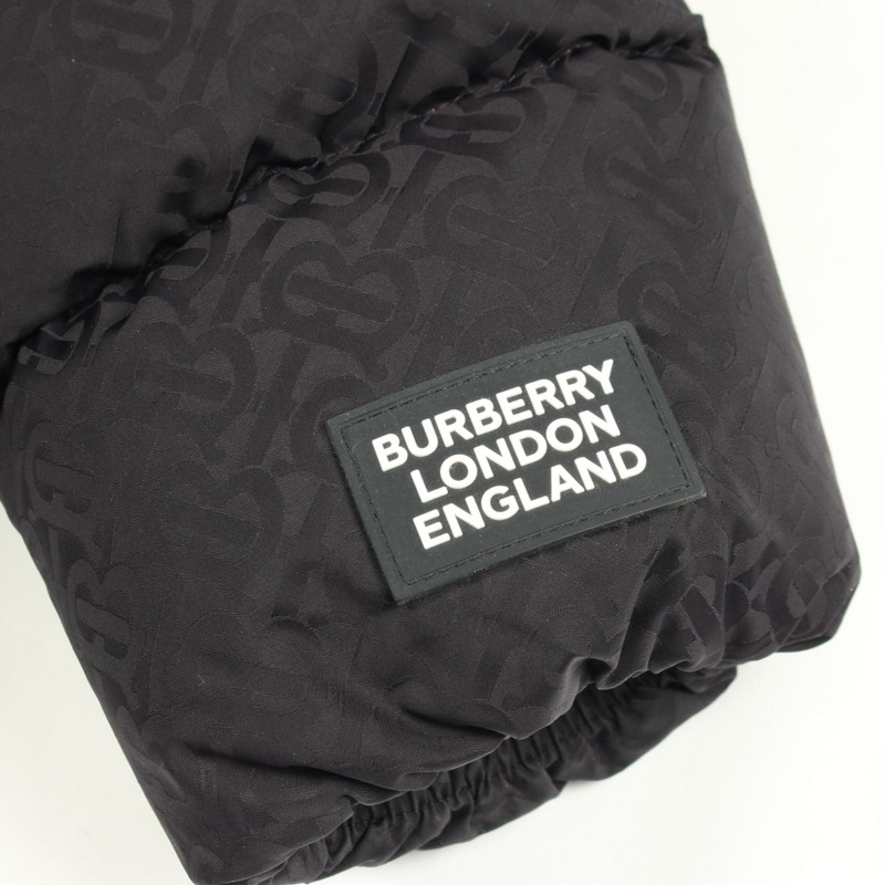 BURBERRY TBMonogram 羽絨外套 8019569 尼龍 黑色 #L 二手 女款-10