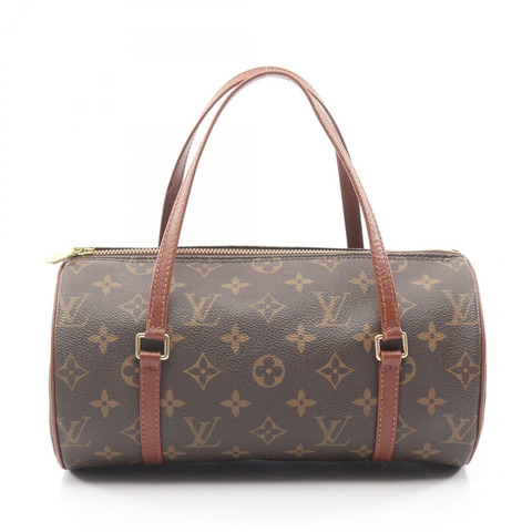 路易威登 Papillon 26 舊款手提包 M51366 Monogram 皮革棕色二手女士