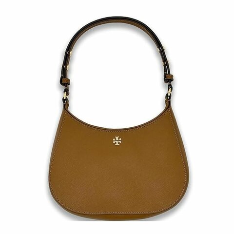 【TORY BURCH】Emerson 防刮皮革馬鞍包-焦糖