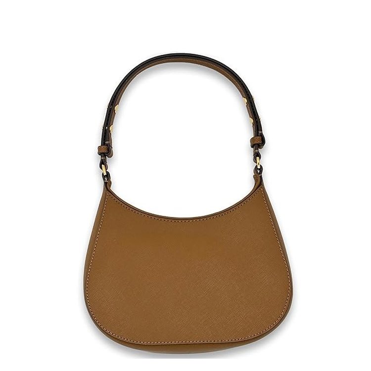 【TORY BURCH】Emerson 防刮皮革馬鞍包-焦糖-2