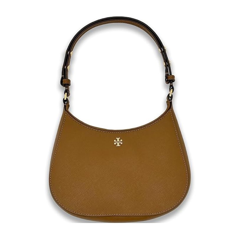 【TORY BURCH】Emerson 防刮皮革馬鞍包-焦糖-4