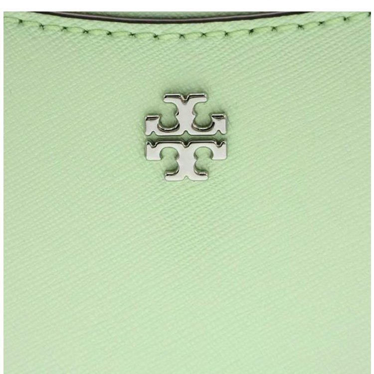 【TORY BURCH】Emerson 防刮皮革馬鞍包-薄荷綠-4