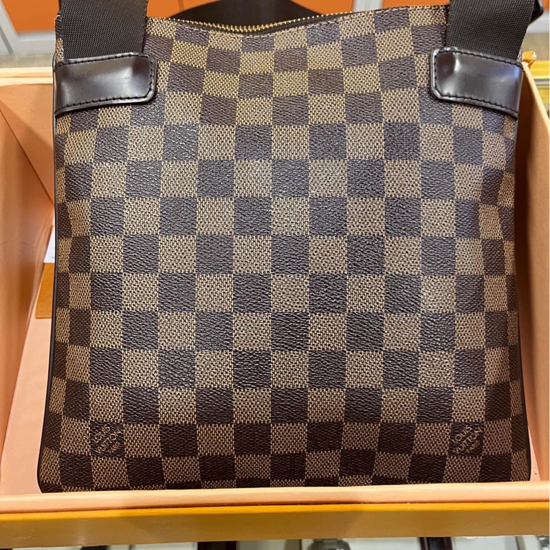 LouisVuitton 路易威登 棋盤格男士郵差包 附件：無-1
