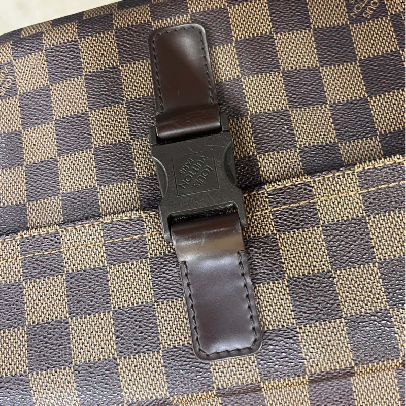 LouisVuitton 路易威登 棋盤格男士郵差包 附件：無-3