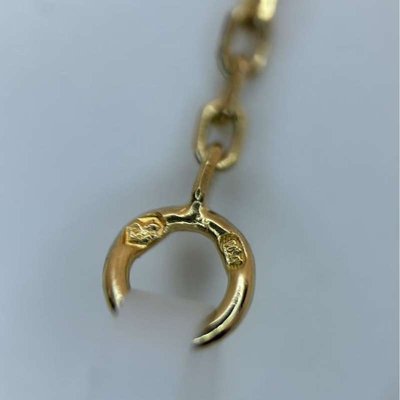 新扣梵克雅寶白五花項鍊/Van Cleef & Arpels Vintage Alhambra吊墜-7