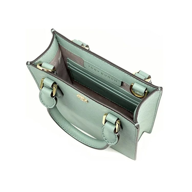 【TORY BURCH】迷你手提托特包-薄荷綠-3