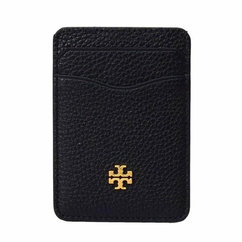 【TORY BURCH】真皮卡片夾-黑
