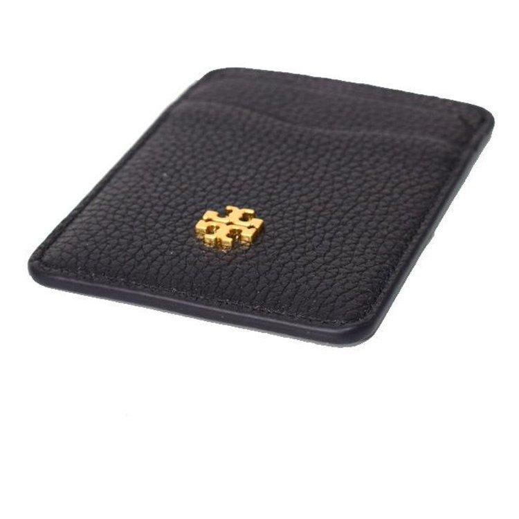 【TORY BURCH】真皮卡片夾-黑-3