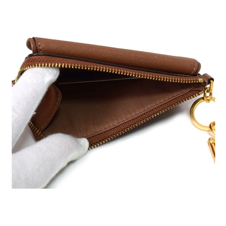 【TORY BURCH】多功能卡片零錢包-焦糖-3