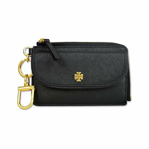 【TORY BURCH】多功能卡片零錢包-黑色
