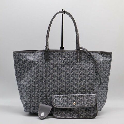 GOYARD 新版亞麻帆布Tote - 小號灰