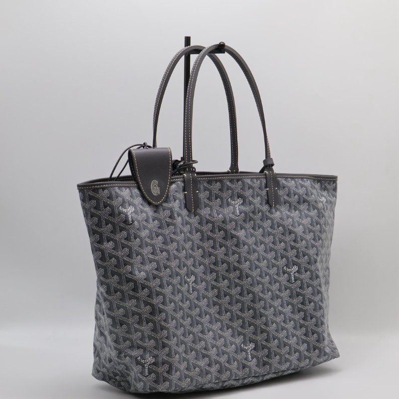 GOYARD 新版亞麻帆布Tote - 小號灰-1