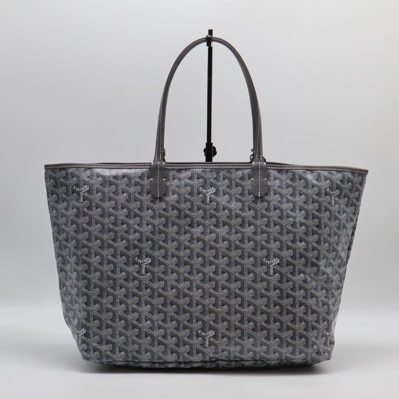 GOYARD 新版亞麻帆布Tote - 小號灰-3