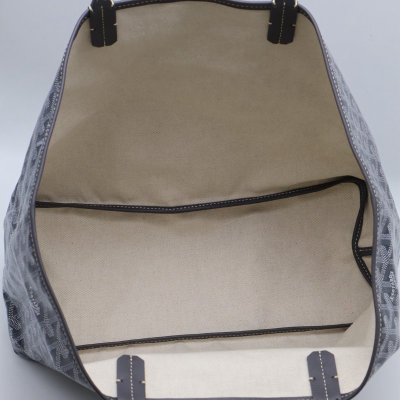 GOYARD 新版亞麻帆布Tote - 小號灰-7