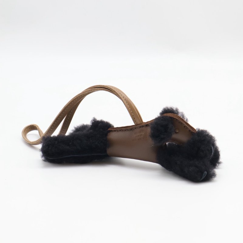 HERMES Budy charm狐狸犬 - 黑 / 巧克力 / 大象灰 W-3