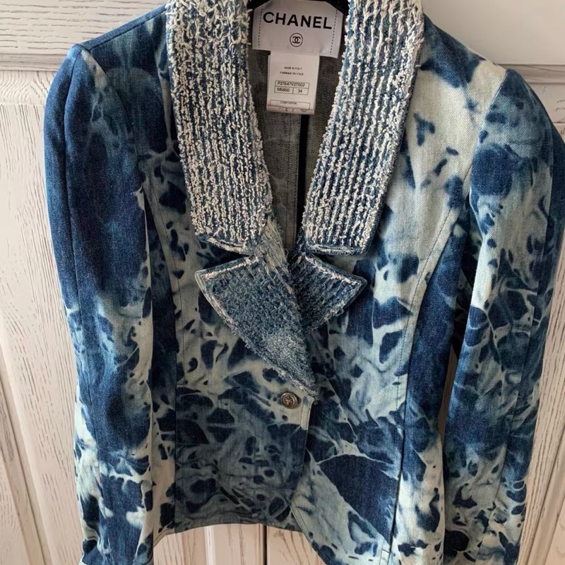 Chanel牛仔外套34碼-0