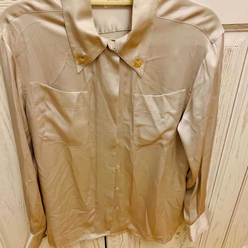 Chanel真絲襯衫38碼-0