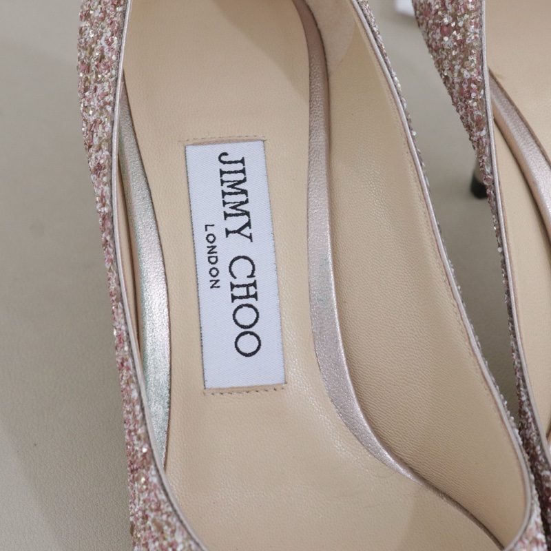 99新Jimmy Choo女鞋，35.5碼，跟高6cm配件盒子防塵袋-5