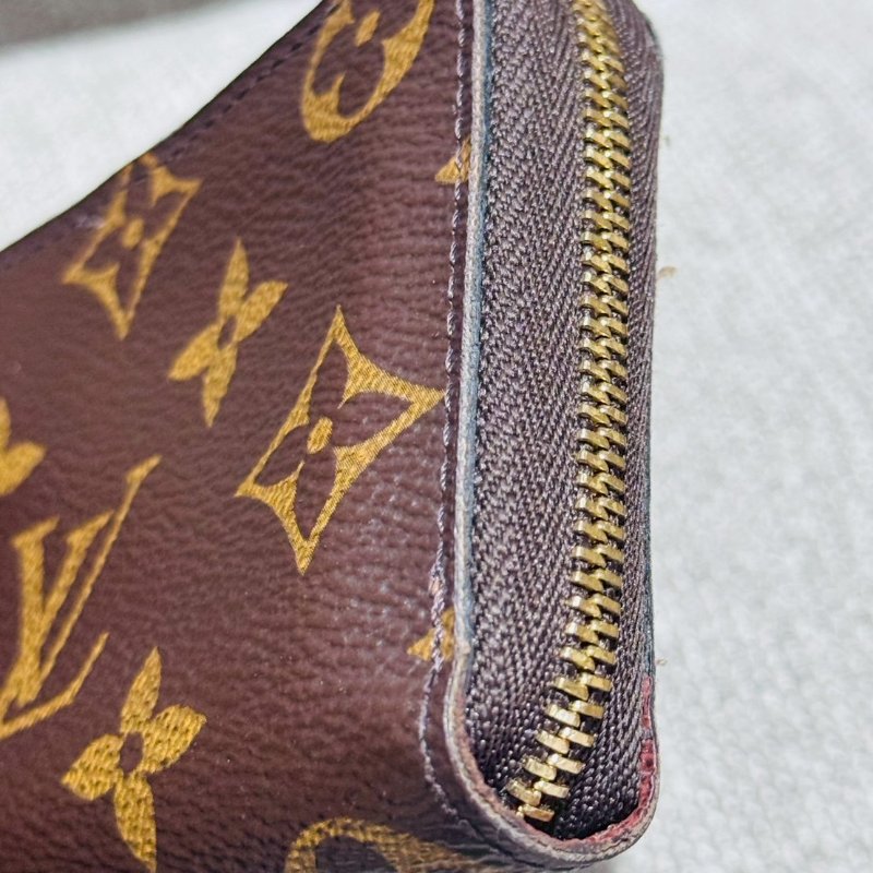 LV 拉鍊零錢包（晶片款）-4
