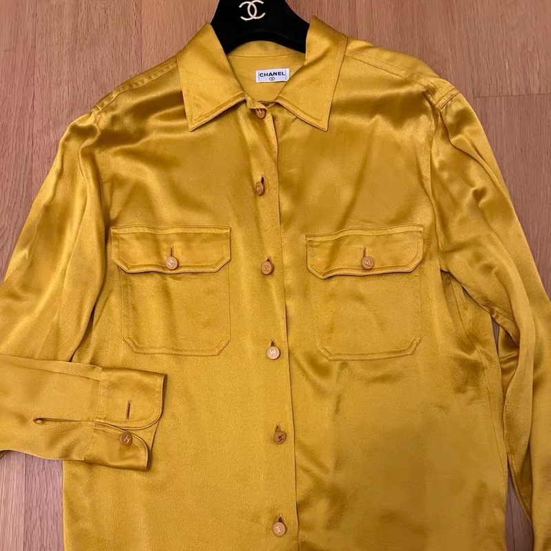 Chanel真絲襯衣38碼-4