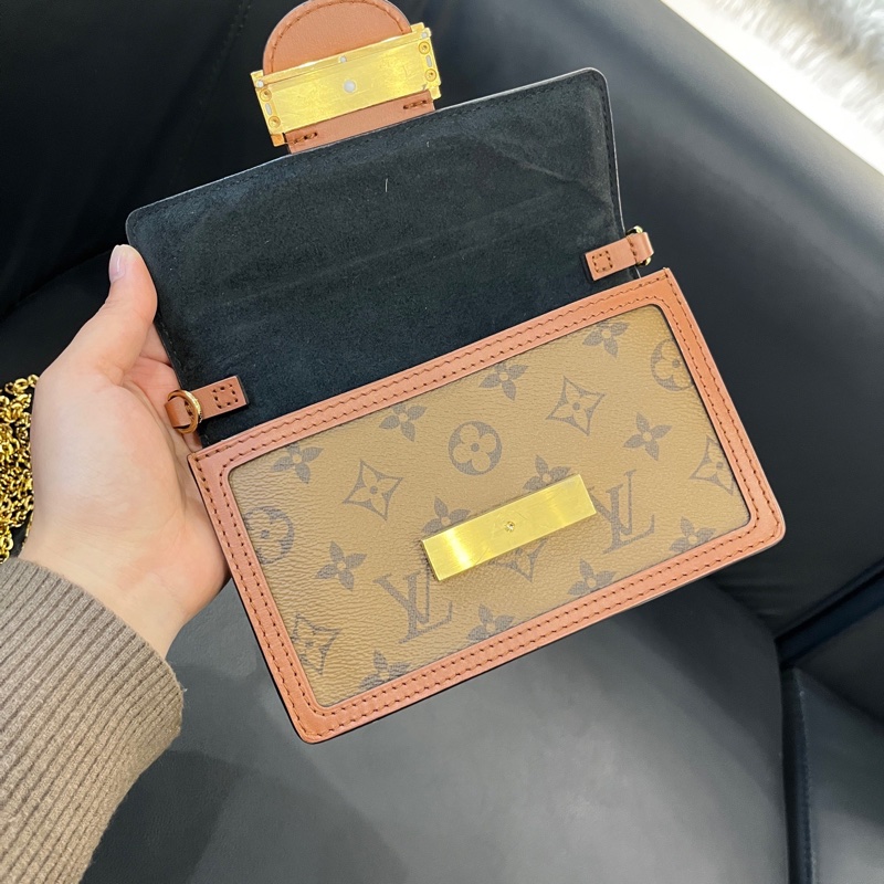 99新 LouisVuitton /路易威登 達芙妮woc 芯片款 新款拉絲扣-6