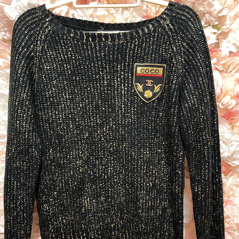 Chanel勛章毛衣40碼-0