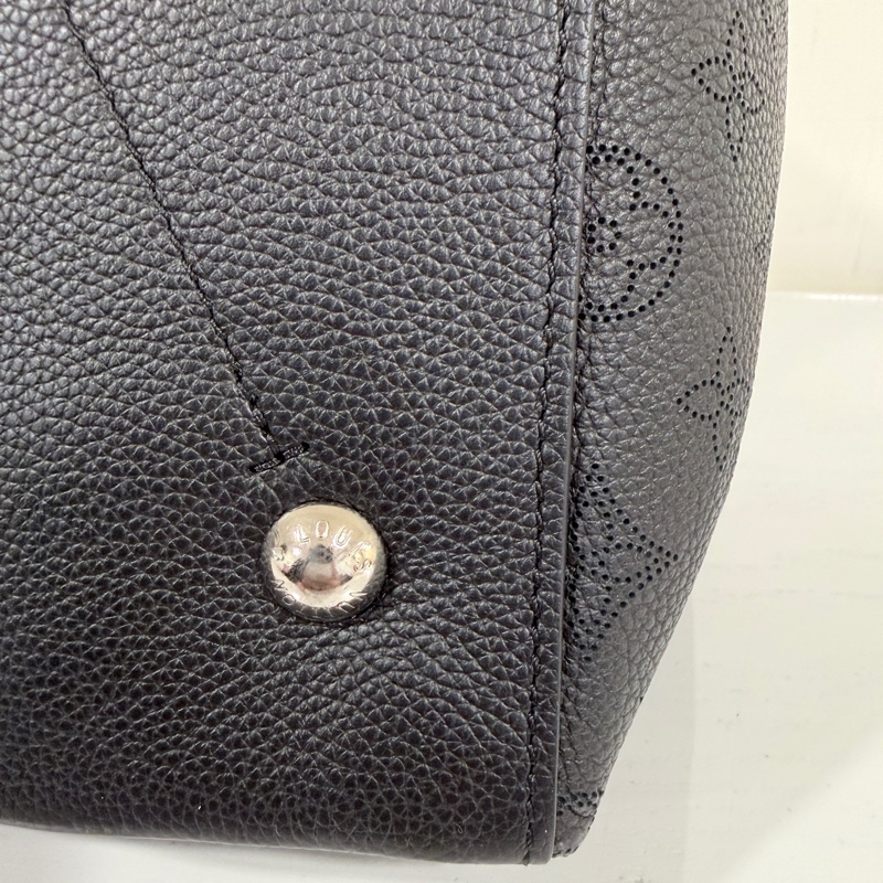 Louis Vuitton✨Lv muria Bella鏤空全皮月光女神水桶包-12