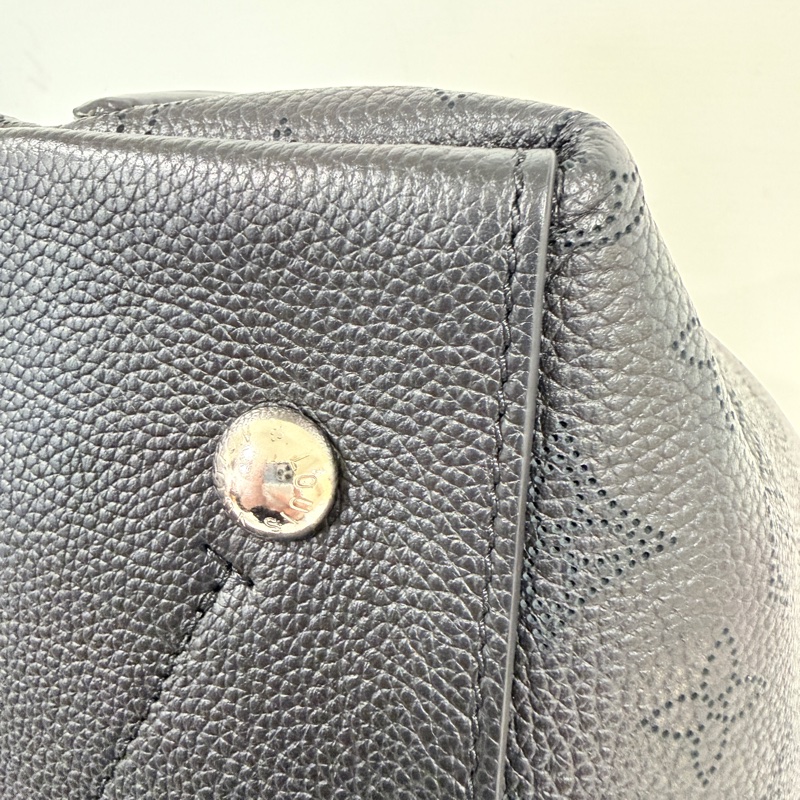 Louis Vuitton✨Lv muria Bella鏤空全皮月光女神水桶包-14