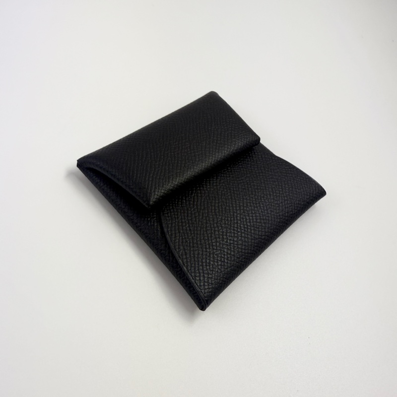 HERMES愛馬仕Bastia零錢包黑色-2