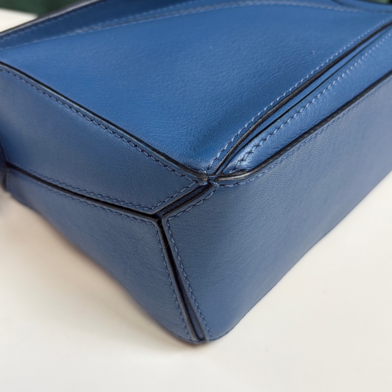 98新 LOEWE/羅意威 Puzzle mini幾何包 單肩斜挎包 尺寸：17 x 7 x 11-5