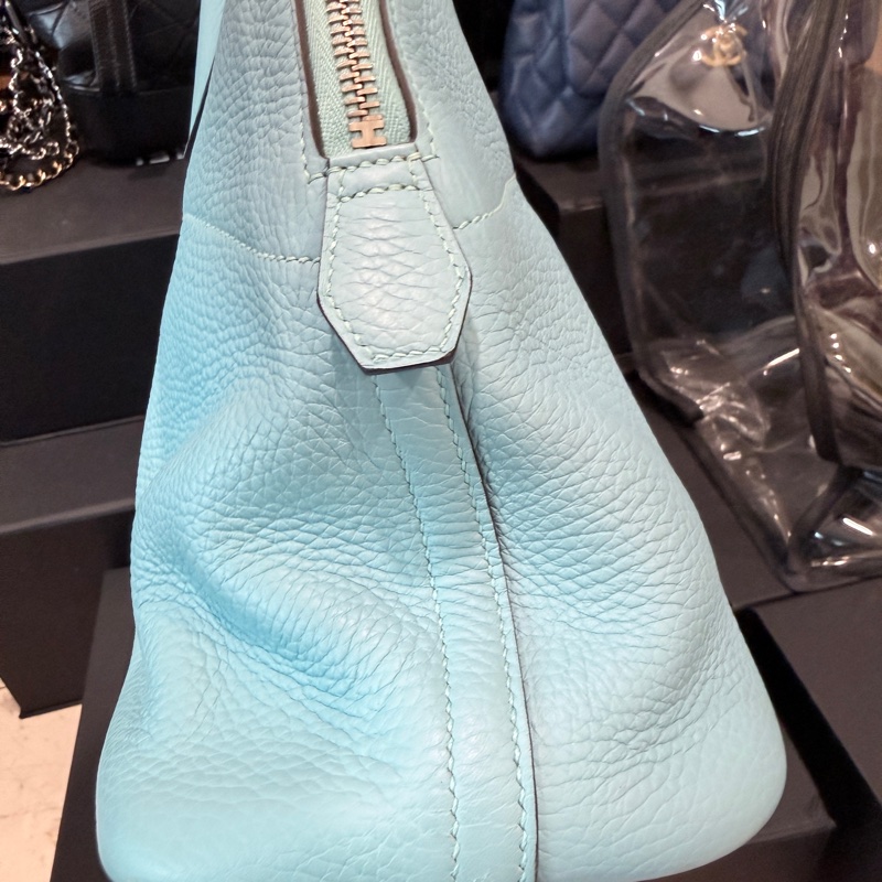 Hermes✨bolide31保齡球包手提斜背包T刻 3P環礁藍/馬卡龍藍-3