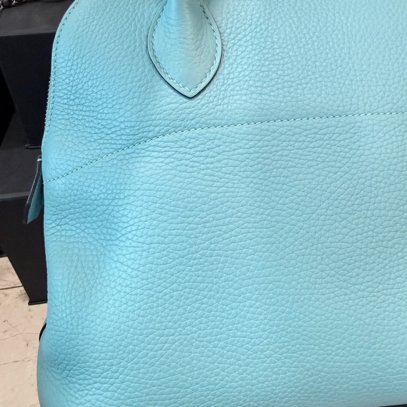 Hermes✨bolide31保齡球包手提斜背包T刻 3P環礁藍/馬卡龍藍-15