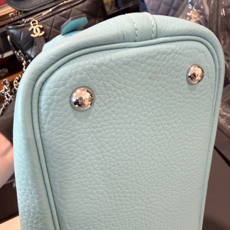 Hermes✨bolide31保齡球包手提斜背包T刻 3P環礁藍/馬卡龍藍-27